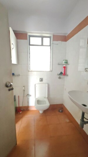 Bathroom in 3 BHK Apartment at Dheeraj Valley, Goregaon East – for Rent