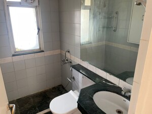 Bathroom in 4 BHK Apartment at Lord Krishna Apartment, Sector 43 – for Rent