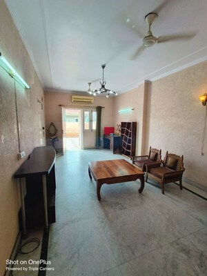 Living Room in 1 BHK Builder Floor at Greater Kailash – for Rent