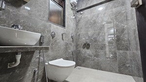 Bathroom in 3 BHK Apartment at Poonam Vaishno Heights, Malad East – for Rent