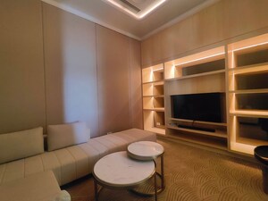 Living Room in 2 BHK Apartment at Bhartiya Leela Residences, Thanisandra Main Road – for Rent