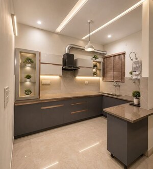 Kitchen in 5 BHK Apartment at Milton Tower, Vip Road – for Sale