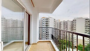 Balcony in 3 BHK Apartment at Nagarjuna Aster Park, Yelahanka New Town – for Sale