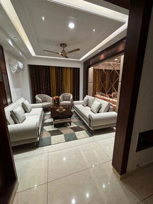 Living Room in 5 BHK Apartment at Homeland Global Park CP Atelier, Industrial Area – for Rent