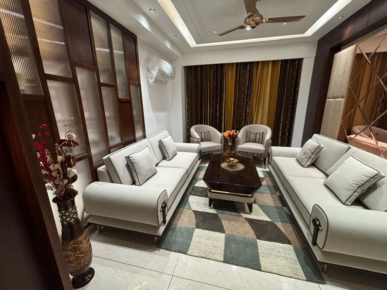 Living Room, homeland-global-park-cp-atelier 5 Bedroom 3600 Sq.Ft. Apartment In Industrial Area Mohali 10679735