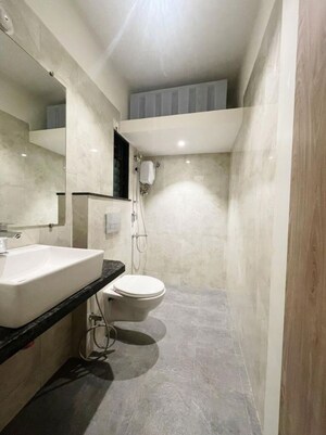 Bathroom in 1 BHK Apartment at Fia Jeevika Heights, Navali – for Sale