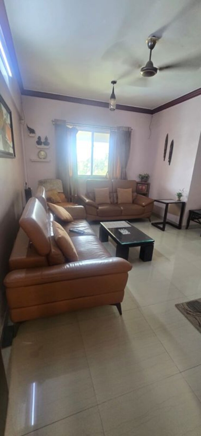 Living Room, pimple saudagar 3 Bedroom 1500 Sq.Ft. Apartment In Pimple Saudagar Pune 10679799