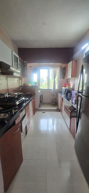 Kitchen in 3 BHK Apartment at Pimple Saudagar – for Sale