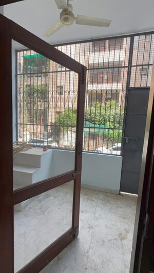 Balcony in 3 BHK Builder Floor at Kalkaji – for Rent