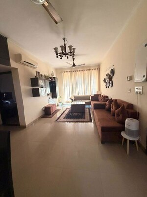 Living Room in 3 BHK Builder Floor at Ansal Esencia-Mulberry Homes, Sector 67 – for Rent