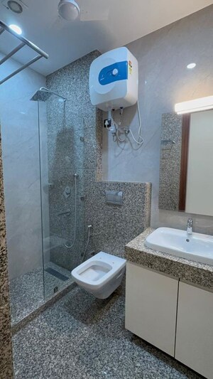 Bathroom in 3 BHK Builder Floor at Shivalik Colony – for Sale