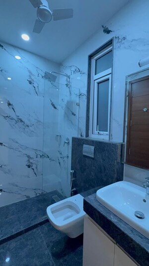 Bathroom in 3 BHK Builder Floor at Shivalik Colony – for Sale