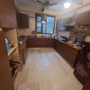 Kitchen in 3 BHK Builder Floor at Malviya Nagar – for Rent