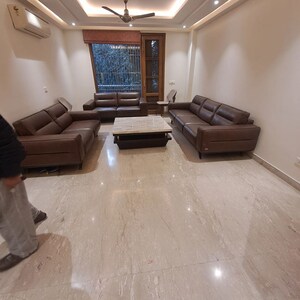 Living Room in 3 BHK Builder Floor at Malviya Nagar – for Rent