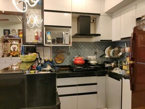 Kitchen in 2 BHK Apartment at Lodha Crown Quality Homes, Majiwada – for Rent