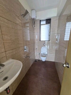 Bathroom in 2 BHK Apartment at Chandak 34 Park Estate, Goregaon West – for Sale
