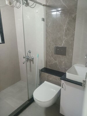 Bathroom in 3 BHK Apartment at Wadarvadi – for Rent