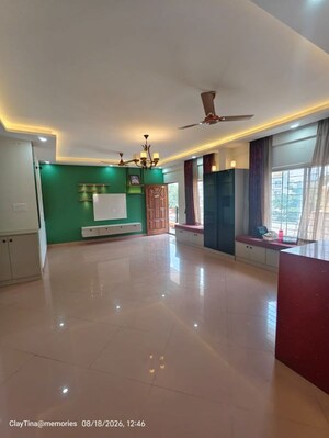 Living Room in 3 BHK Apartment at Lingarajapuram – for Sale