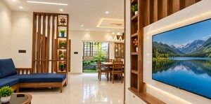Living Room in 4 BHK Independent House at Aranattukara – for Sale