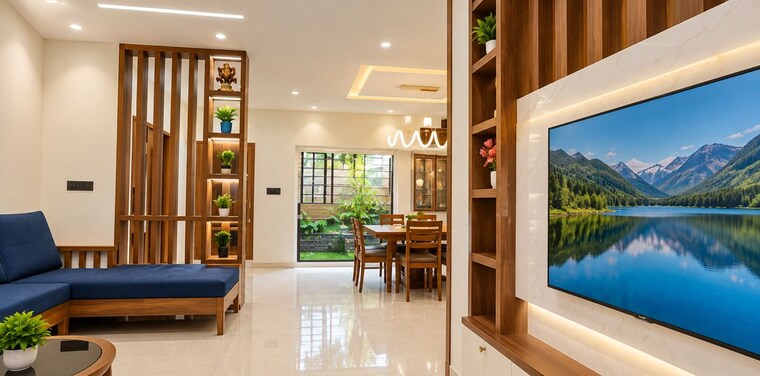 Living Room, aranattukara 4 Bedroom 2600 Sq.Ft. Independent House In Aranattukara Thrissur 10679967