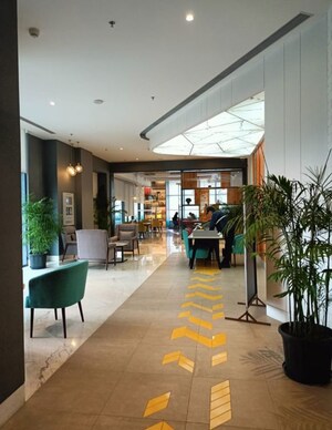Building Lobby in 2 BHK Apartment at Emaar Digi Homes, Sector 62 – for Rent