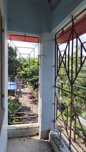 Balcony in 2 BHK Apartment at Standalone Apartment, Baguiati – for Rent