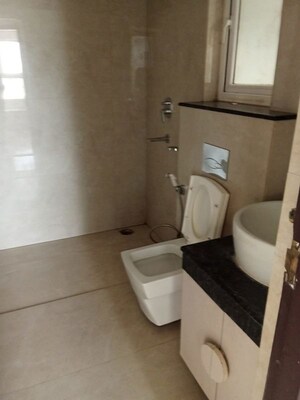 Bathroom in 2 BHK Apartment at Rishita Manhattan, Gomti Nagar – for Rent