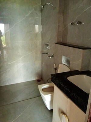 Bathroom in 2 BHK Apartment at Rishita Manhattan, Gomti Nagar – for Rent