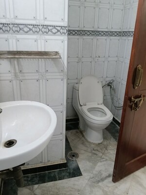 Bathroom in 3 BHK Builder Floor at Saket – for Rent