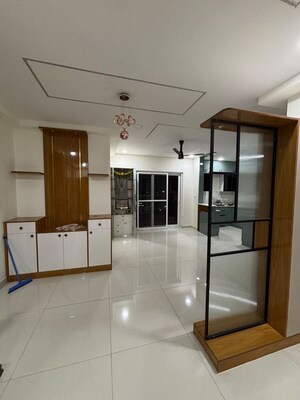 Living Room in 3 BHK Apartment at Lodha Meridian, Kukatpally – for Rent