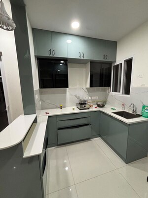 Kitchen in 3 BHK Apartment at Lodha Meridian, Kukatpally – for Rent