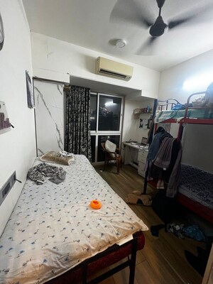 Bedroom in 3 BHK Apartment at Omkar Veda Exclusive, Parel – for Rent