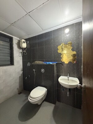 Bathroom in 1.5 BHK Apartment at Lodha Downtown, Dombivli East – for Rent