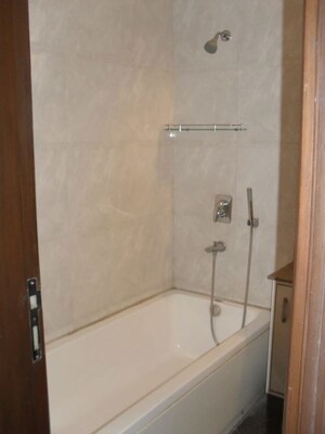 Bathroom in 3 BHK Builder Floor at Safdarjung Enclave – for Rent