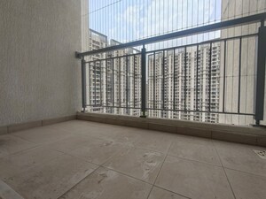 Balcony in 3 BHK Apartment at Godrej Emerald, Ghodbunder Road – for Rent