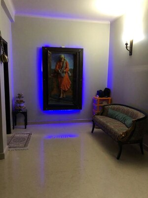 Living Room in 4 BHK Villa at Sainik Farm – for Sale