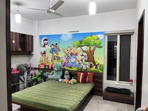 Bedroom in 3 BHK Apartment at SAA Sai Avishkar, Dhayari – for Rent