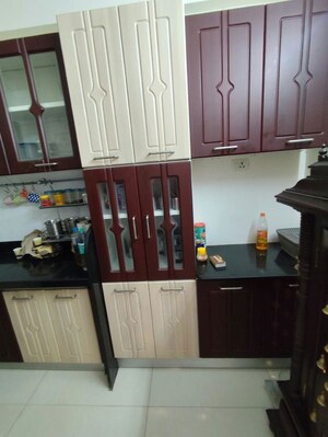 Kitchen in 3 BHK Apartment at Kumar Pinakin, Baner – for Sale