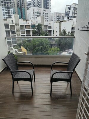 Balcony in 3 BHK Apartment at Kumar Pinakin, Baner – for Sale