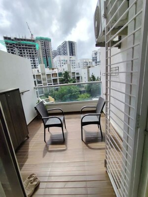 Balcony in 3 BHK Apartment at Kumar Pinakin, Baner – for Sale