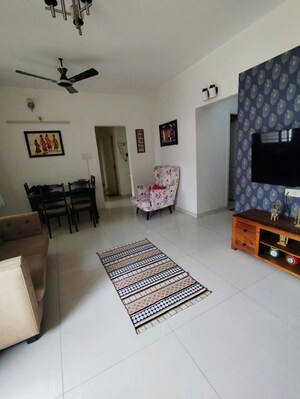 Living Room in 3 BHK Apartment at Kumar Pinakin, Baner – for Sale