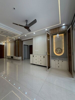 Building Lobby in 3 BHK Apartment at Prestige Beverly Hills, Kokapet – for Rent