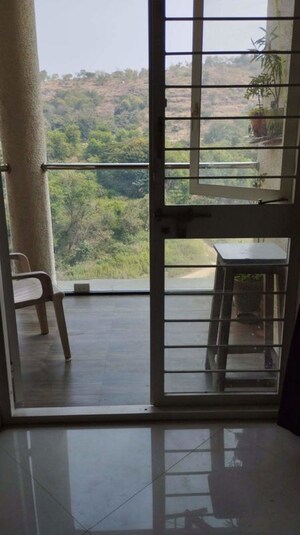 Balcony in 2 BHK Apartment at Elite Empire Apartment, Balewadi – for Rent