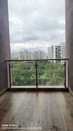 Balcony in 2 BHK Apartment at Goel Ganga Acropolis, Baner – for Rent