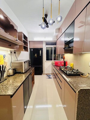 Kitchen in 2 BHK Apartment at Puraniks Tokyo Bay, Kasarvadavali – for Rent