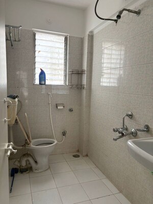 Bathroom in 2 BHK Apartment at Sayali Garden, Aundh – for Rent