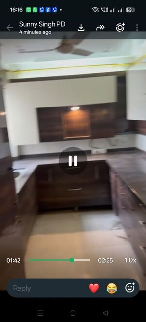 Kitchen in 3 BHK Builder Floor at Jungpura Extension – for Rent