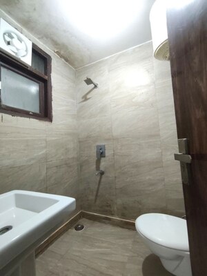 Bathroom in 1 BHK Builder Floor at Saket – for Rent