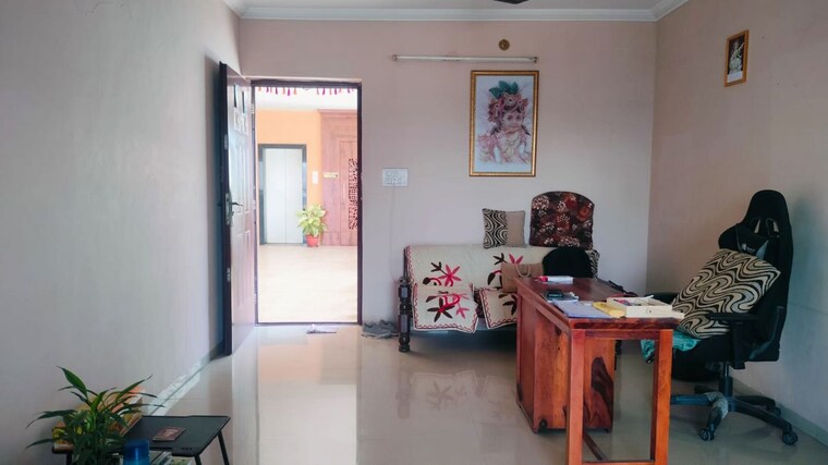 Living Room, the-pearl 2 Bedroom 950 Sq.Ft. Apartment In Balewadi Pune 10680301