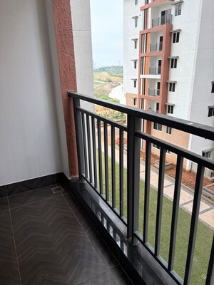 Balcony in 2.5 BHK Independent House at Aparna Sarovar Zicon, Nallagandla – for Rent